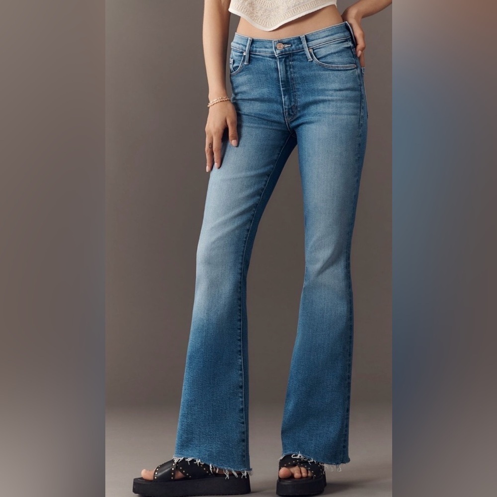 MOTHER The Weekender Fray Jeans Size 32 NWT - Picture 2 of 14